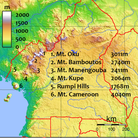 Cameroon Mountain Range