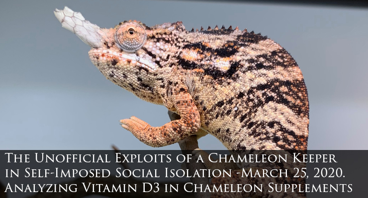 Vitamin D3 for chameleons